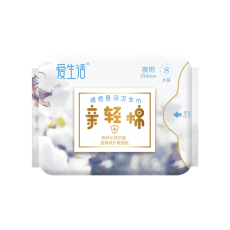 친칭면중형생리대8p(쿠폰7)亲轻棉夜用卫生巾