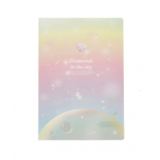  록엽 커버 빛나는 별빛 80장    A5胶套本 璀璨星空80张