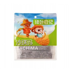 록엽  사치마 오흑미맛 112g 绿叶日记沙琪玛五黑味112g【绿叶美食】（24新品）