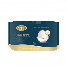 민감용 나이트용슈퍼롱 생리대 430mm 5p 舒敏超长夜用卫生巾