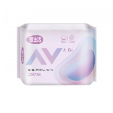 항균 나이트용 생리대 290MM 6p 爱生活抑菌夜用卫生巾