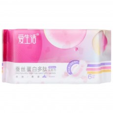 실크단백질 폴리펩티드 생리대 360*6p 蚕丝蛋白卫生巾
