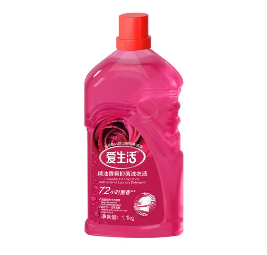 아로마오일향기 세탁세제/장미꽃향 1.1kg 精油香氛洗衣液/玫瑰花香