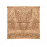 코튼 항균 네모수건 （브라운）家得丽 精梳细绒棉抗菌方巾/棕色（绿叶毛巾） (25新品）