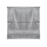 코튼 항균 네모수건 （그레이）家得丽 精梳细绒棉抗菌方巾/棕色（绿叶毛巾） (25新品）