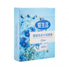 애생활 향기 세탁 필름(아마향) 爱生活 香氛洗衣片/亚麻香（洗衣卫浴）（25新品）